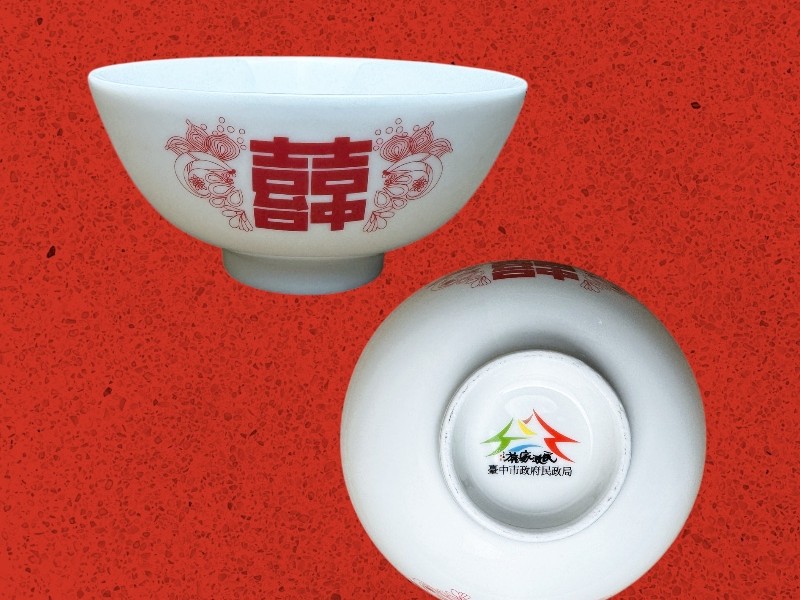 台中市政府民政局-客製化飯碗