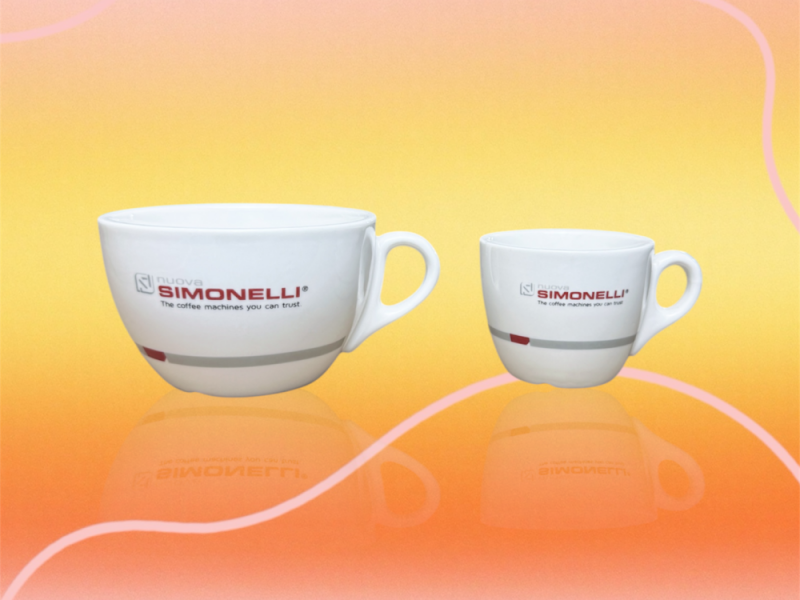 Nuova Simonelli咖啡機-客製化咖啡杯