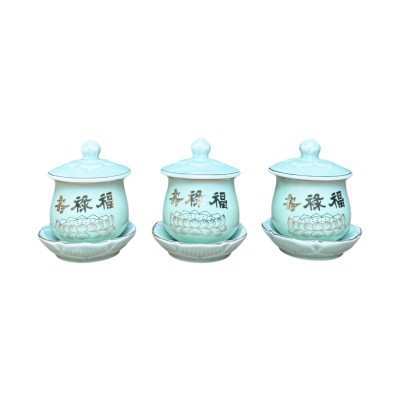 3019青單盤福祿壽/3入
